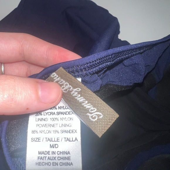 Navy Tommy Bahama Medium Tankini Set - Picture 6 of 10